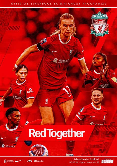 Get Your Lfc Women V Manchester United Programme Liverpool Fc