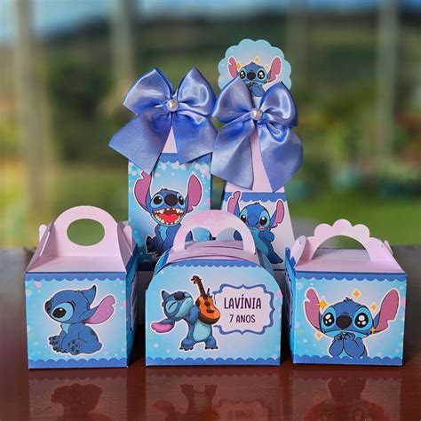 Kit Festa Caixas Stitch Elo Produtos Especiais