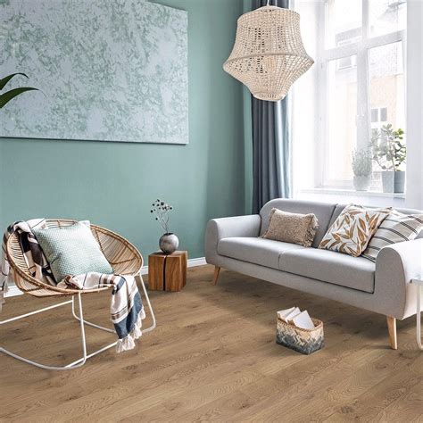 Liberty Floors 10mm X 127mm Natural Lacquered Oak Engineered Real Wood