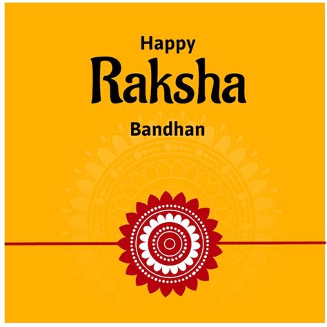 Feliz Raksha Bandhan Indiano Celebra O Festival Hindu Ilustra Es