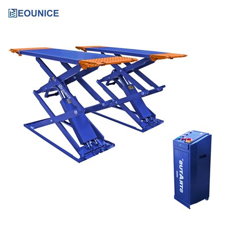 Tons Full Rise Scissor Lift On Ground Lift Auto Hoist Elevator