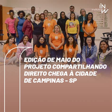 Projeto Compartilhando Direito realiza ação em Campinas Instituto