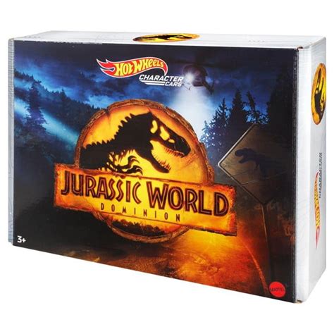Jurassic World Hot Wheels Character Cars Pack Of 5 Walmart