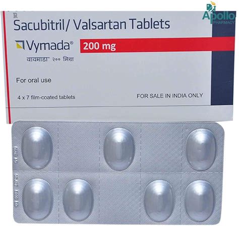 Vymada Mg Sacubitril Valsartan Tablets Prescription Treatment