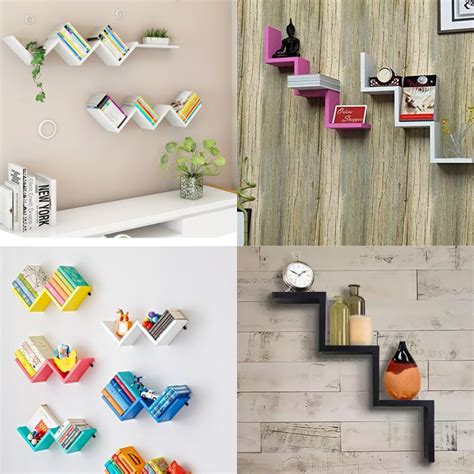 Hiasan Dinding Minimalist Wall Shelf Decorative Shelf Bookshelf