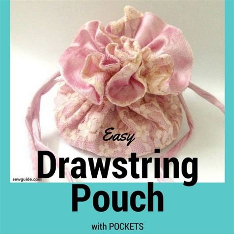 Drawstring Pouch Free Diy Pattern And Sewing Tutorial Sew Guide Diy