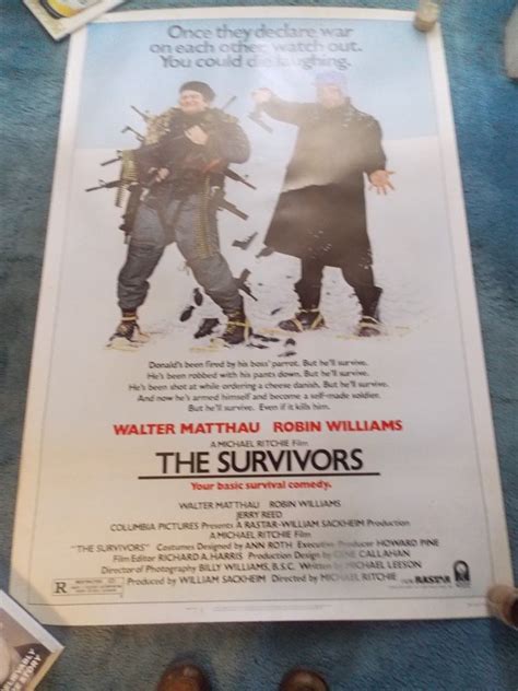 The Survivors1983robin Williams Original 40by60 Pos