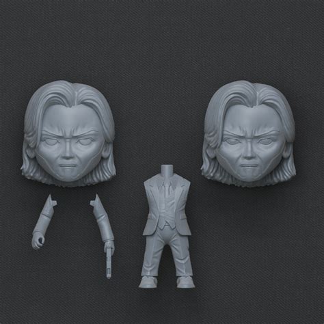 Archivo Stl John Wick Baba Yaga Modelo Imprimible En D Para