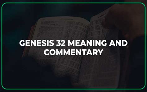 Genesis 32 Meaning And Commentary Scripture Savvy