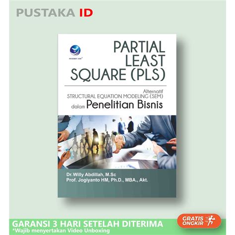 Jual Buku Partial Least Square Pls Alternatif Structural Equation