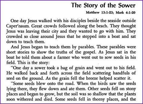 The Story of the Sower (Jesus' Parable) - Kids Korner - BibleWise