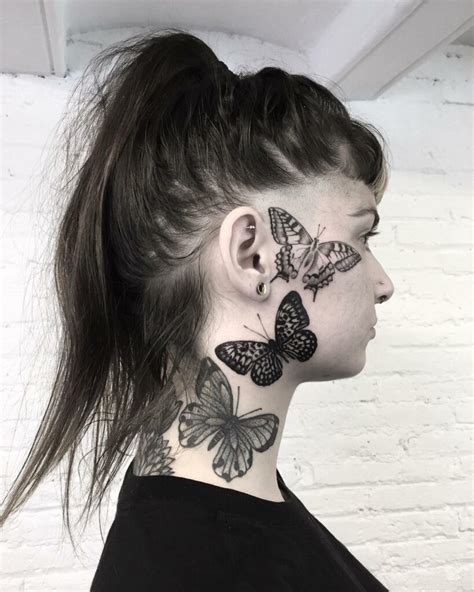 11 Butterfly Face Tattoo Ideas That Will Blow Your Mind