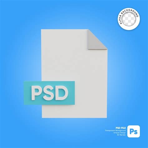 Formato De Icono De Archivo D Psd Archivo Psd Premium