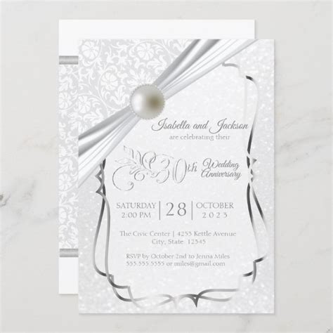 30th Anniversary Invitations | Zazzle CA