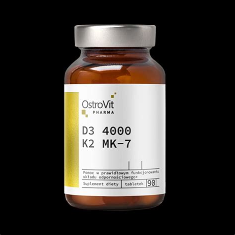 OstroVit Pharma Elite Vitamin D3 4000 K2 MK 7 100 mcg καλύτερη τιμή