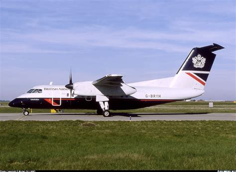 De Havilland Canada Dhc 8 102 Dash 8 British Airways Brymon Airways