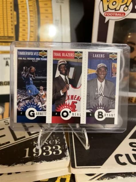 Rare Pont Sup Rieur Kobe Bryant Jermaine O Neal Kevin Garnett Eur