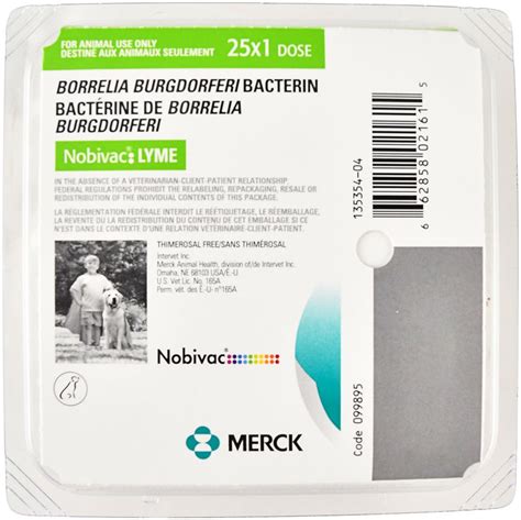 Nobivac Lyme By Merck Animal Health Jeffers