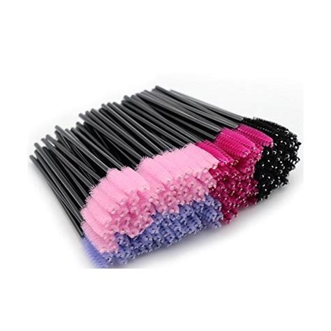 Lot De Brosses Mascara Jetables Pour Les Yeux Multicolore