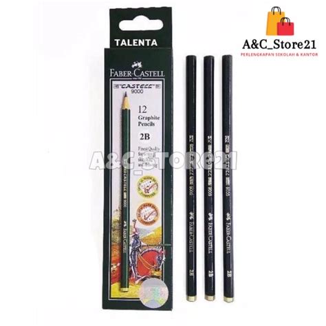 Jual PENSIL 2B FABER CASTELL PENSIL FABERCASTELL 1 PACK Shopee