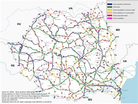 Harta Drumurilor Bune Si Proaste Din Romania Focus Auto