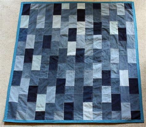 Denim Quilt Made From Old Jeans Rachel Swartley Denim Quilt