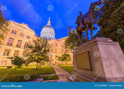 Georgia State Capitol Building In Atlanta Georgia Usa Stock Image