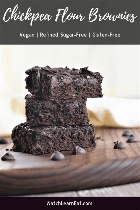 These Addictive Fudgy Chickpea Flour Brownies Are Easy To Make Using