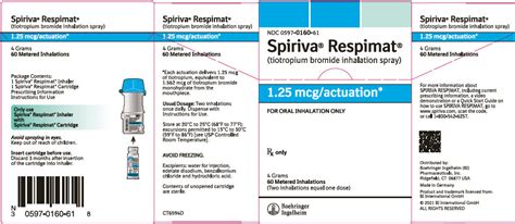 Spiriva Respimat Boehringer Ingelheim Pharmaceuticals Inc Fda