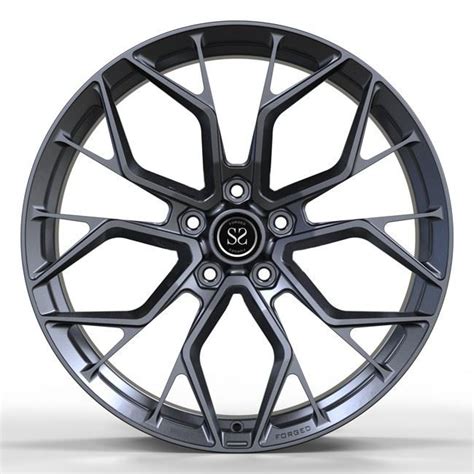 Multi Spokes Monoblock Forged 1 Piece Pc Rims For Audi S4 Custom Gun Metal Spokes Discs Wheels