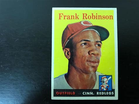 Sold Price Topps Frank Robinson Invalid Date Edt