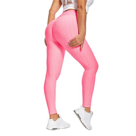 Women Tik Tok Leggings Push Up Ruched High Waist Gym Yoga Pants Anti