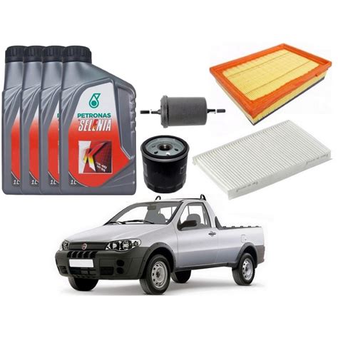 Kit Troca De Filtros Fiat Strada A Submarino