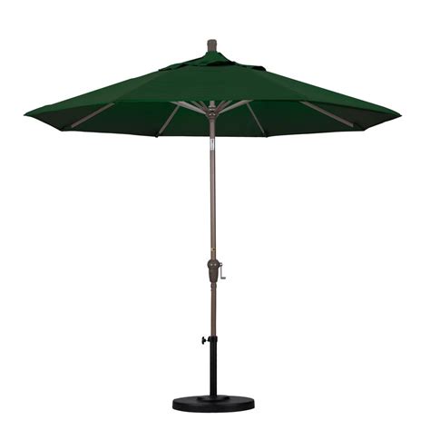 Pure Garden 10 Ft Aluminum Patio Umbrella With Auto Tilt In Lime Green M150064 The Home Depot