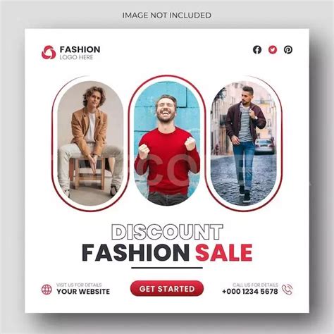 دانلود فایل لایه باز پست تبلیغاتی اینستاگرام پوشاک Fashion Sale