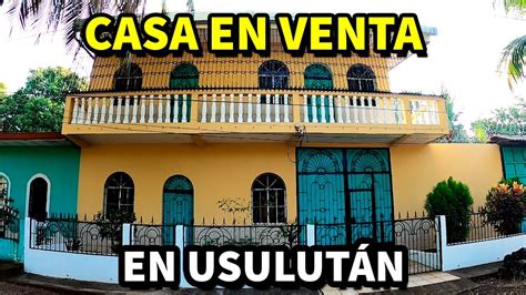 SE VENDE CASA De 2 NIVELES Y 4 HABITACIONES En USULUTAN El Salvador