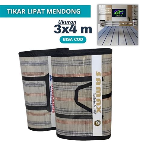 Jual Tikar Lipat Mendong Jumbo 3 X 4 Meter Shopee Indonesia