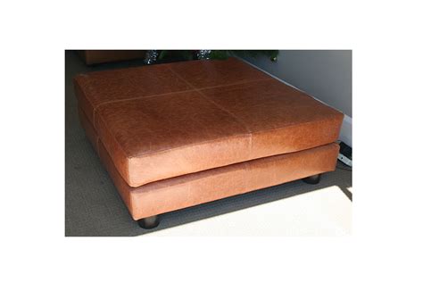 Leather Ottoman | Redfurniture.co.nz