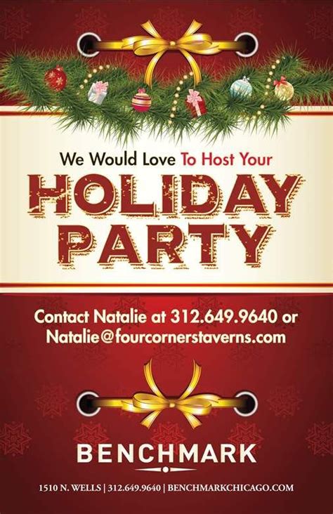 Host Your Holiday Party With Us