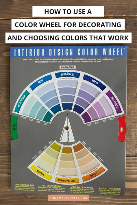 Color Wheel For Decorating Interior Design