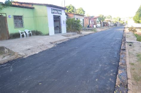 INFRAESTRUTURA Prefeitura De Caxias MA Finaliza Asfaltamento Da