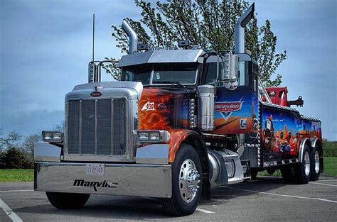 Big Rig Wall Art Photograph Marvins Big Rig Cars Tribute Tow Truck