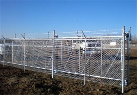 Phoenix Fence Chainlink Commercial Industrial Cantilever Slide Gates