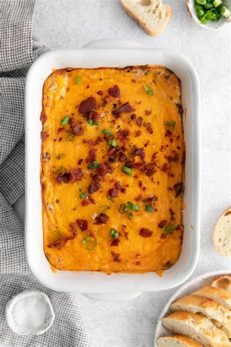 Cheddar Bacon Cream Cheese Dip The Cheese Knees