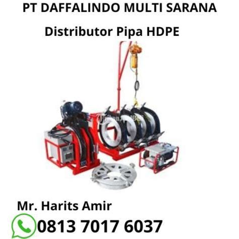 Mesin Penyambung Pipa Hdpe Shd Mm Hydraulic Di Jakarta Timur