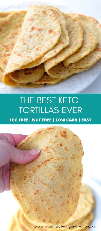 The Best Keto Tortillas Recipe Egg Free Nut Free Mouthwatering Motivation