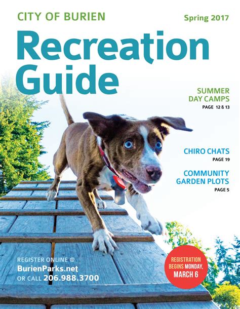 Burien 2017 Spring Recreation Guide by Burien Parks - Issuu