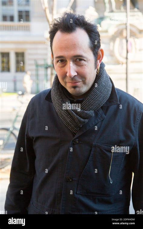 French Writer Thomas B Reverdy Poses With His Book L Hiver Du