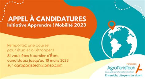 Bourses mobilité 2023 lappel à candidatures est lancé Fondation