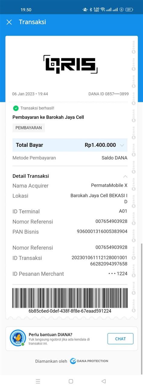 QRIS Dari DANA Berhasil Tapi Belum Masuk Ke Merchant